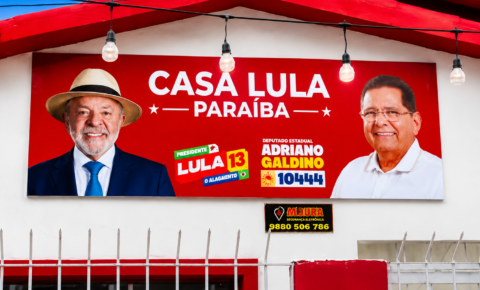 Adriano Galdino inaugura Casa Lula Paraíba em Campina Grande e reforça mobilização pela reeleição do presidente