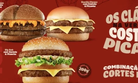 Bob’s transforma seus clássicos em versões com picanha e costela
