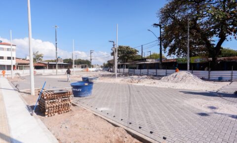 Leo Bezerra anuncia entrega do Largo do Santuário da Penha para o próximo mês de setembro