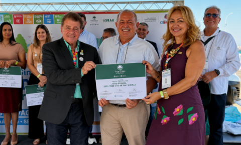 Patos é certificada como Cidade Árvore do Mundo e entra para lista com mais de 50 municípios brasileiros
