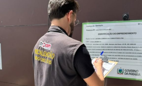 Procon-JP interdita bicos em posto de gasolina com irregularidades na Torre