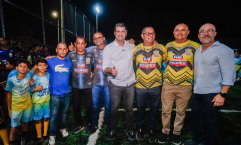 Leo Bezerra inaugura nova Arena do Alvorada e projeta expandir estrutura para outros bairros da Capital