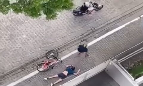 Ciclista é derrubado e assaltado por dupla em motocicleta em Manaíra, em João Pessoa