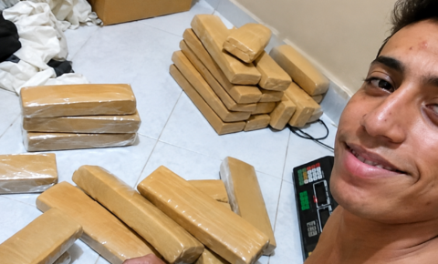 Suspeito de matar policial civil da Paraíba aparece ostentando grande quantidade de drogas em vídeo