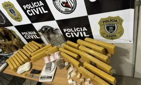 Polícia Civil apreende cerca de 25 tabletes de maconha e cocaína em imóvel usado como depósito na PB