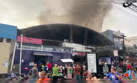 Laudo aponta curto-circuito como causa de incêndio no Centro Comercial de Passagem