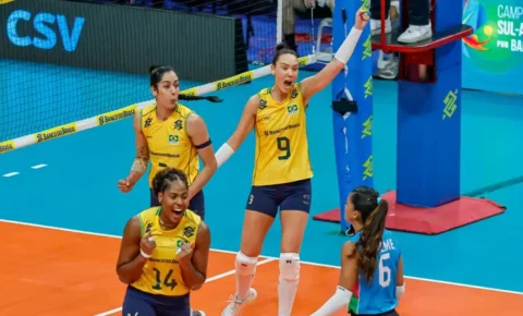 Vôlei feminino brasileiro garante vaga nas Olimpíadas de Los Angeles